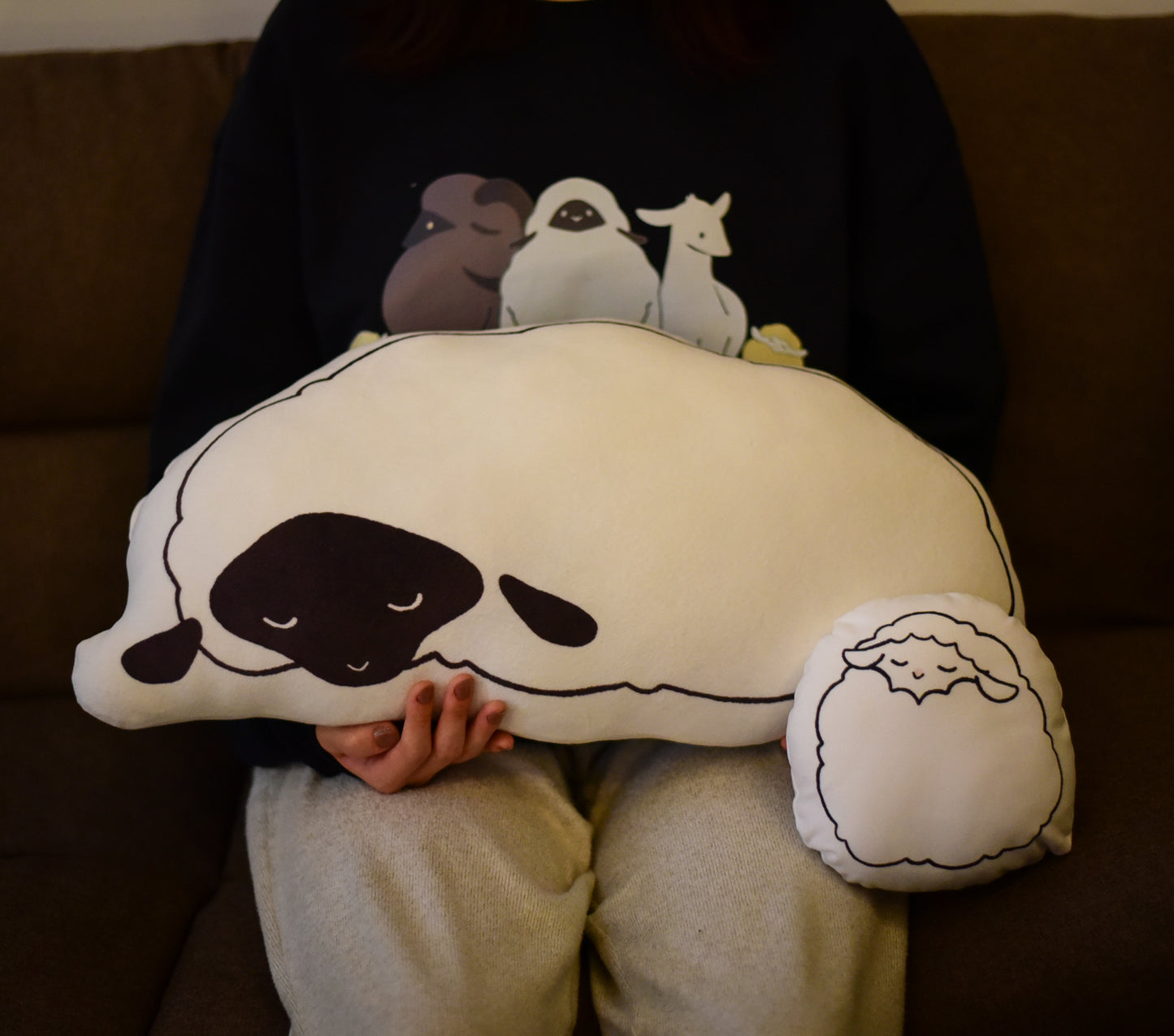 ヨルとわたひつじのクッションセット