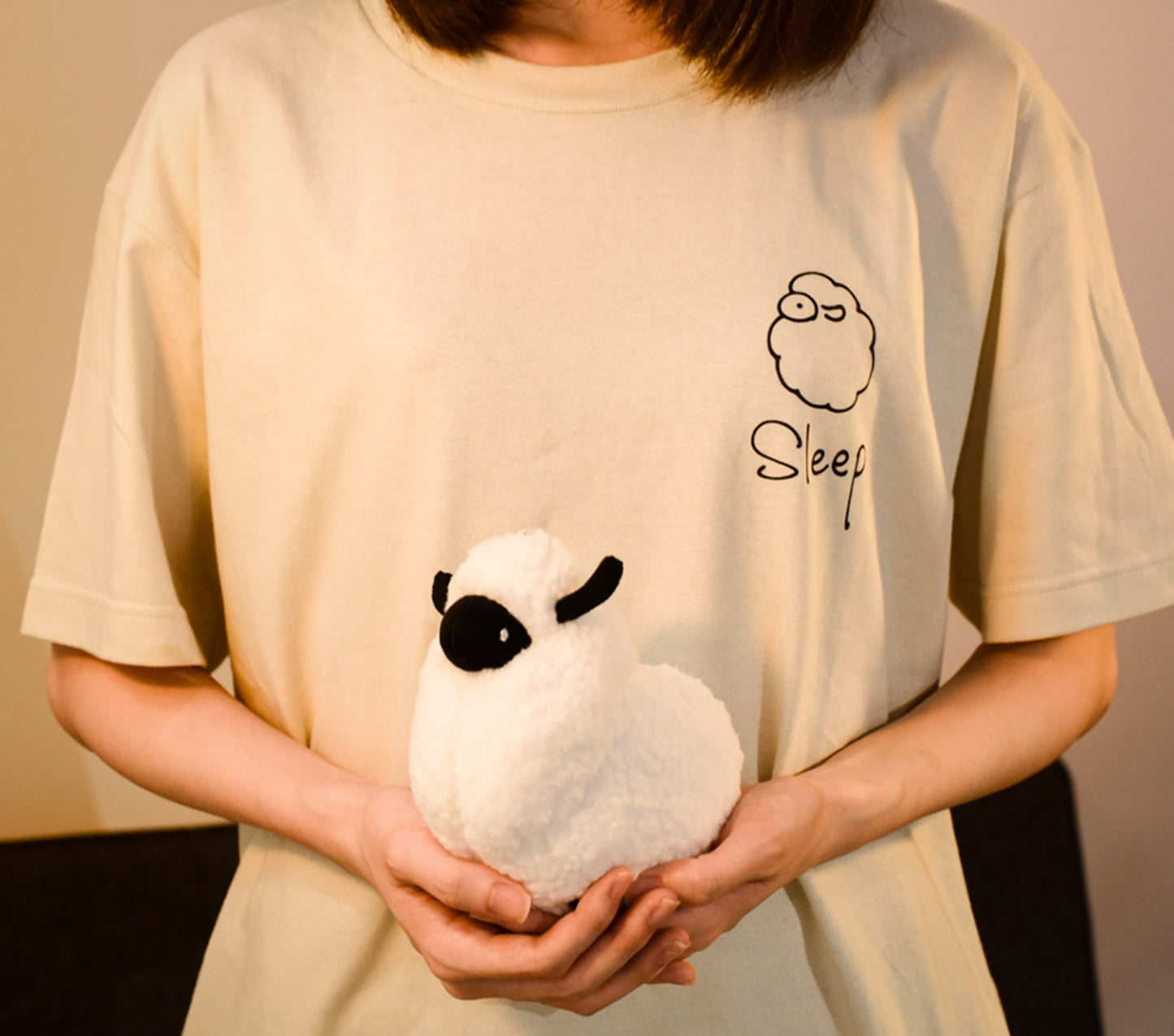 ぬいぐるみとTシャツセット(わたひつじ)