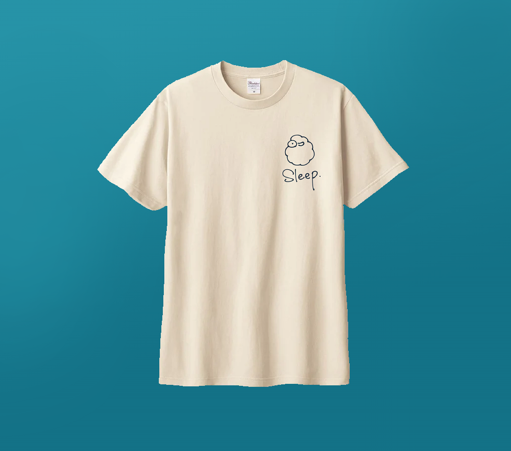 よひつじの部屋着Tシャツ(わたひつじ)